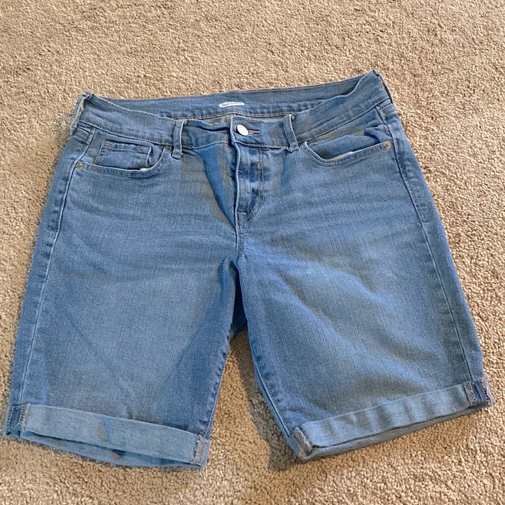 Light Old Navy Jean Bermuda Shorts